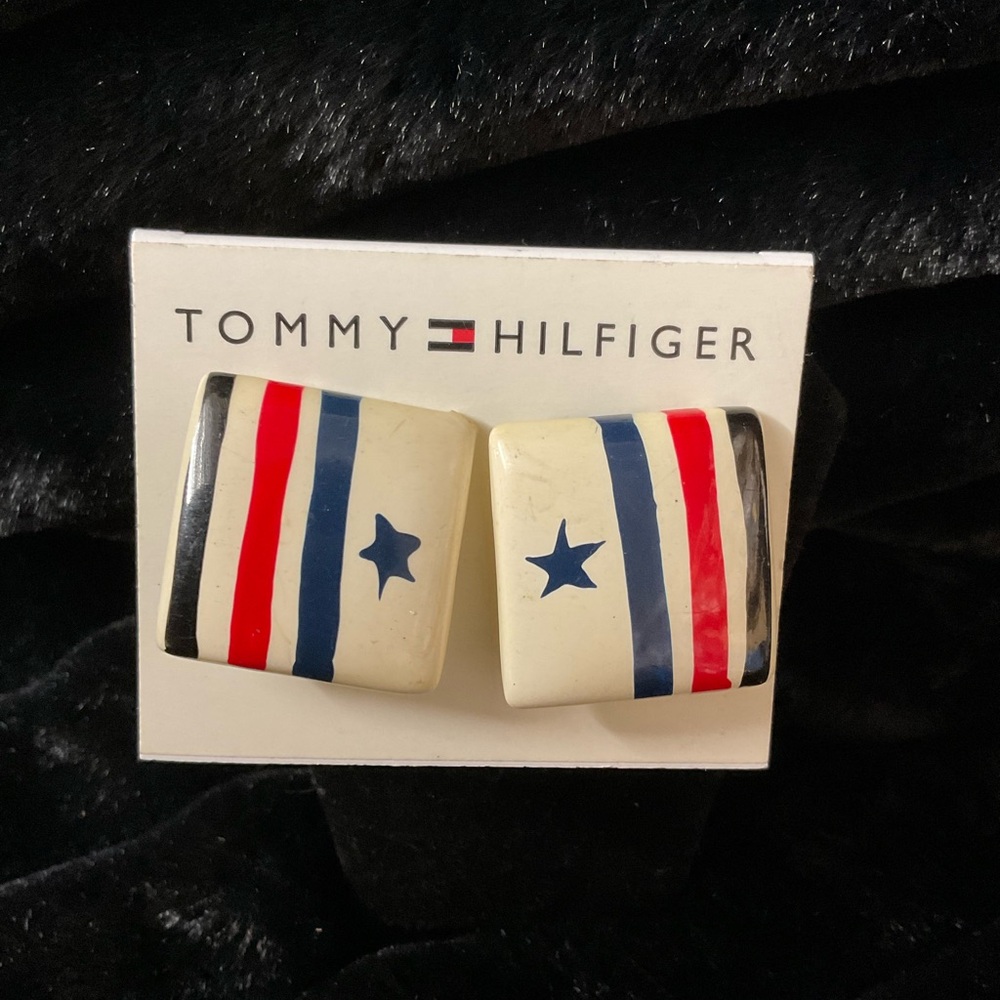 Vintage Tommy Hilfiger Earrings - Picture 1 of 4
